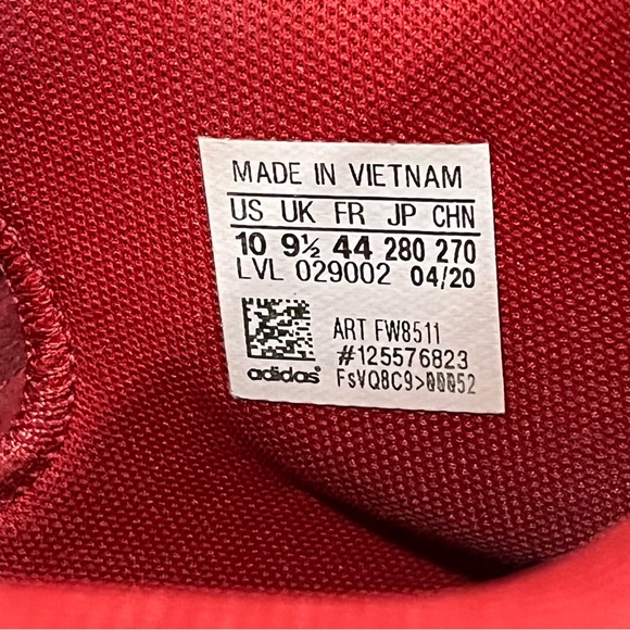 Adidas D.O.N. Issue 2 Red/White Men's Basketball Sneaker Size 10 - Picture 9 of 10